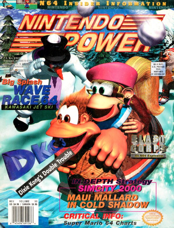 Nintendo Power Issue 090 (November 1996) cover